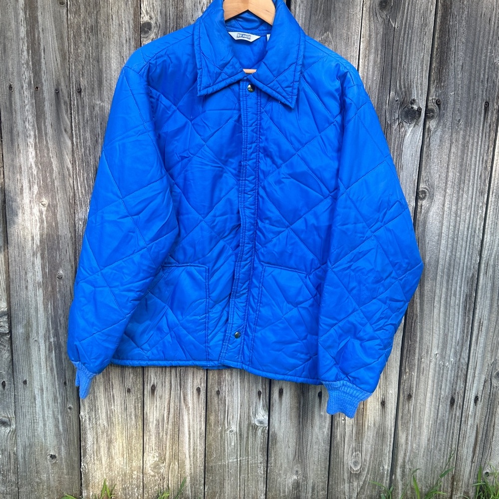 Vintage Big Smith Quilted Blue Jacket